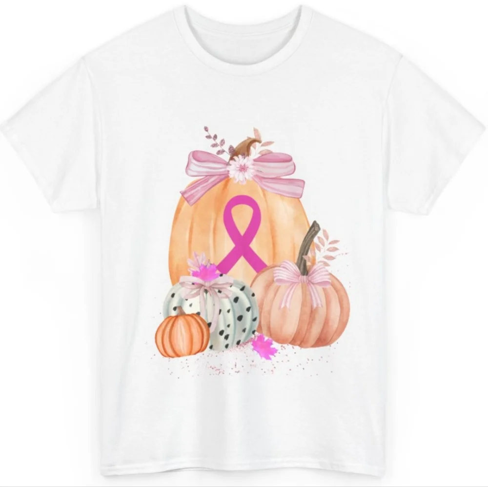 Fall Breast Cancer Awareness Tee - Picture 3 of 6